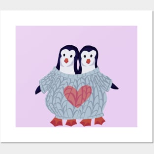 Loving penguins Posters and Art